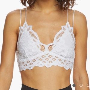 🤍NWOT Free People Adela Bralette, White, Medium🤍